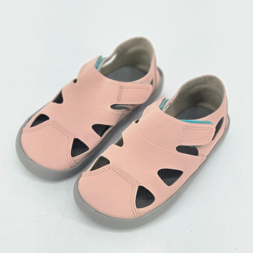 Ten Little Everyday Sandals Kids Size 10 Pink Closed Toe Wide Toe Box Shoes